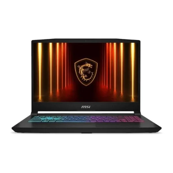 Portátil gaming MSI Katana 15 negro abierto